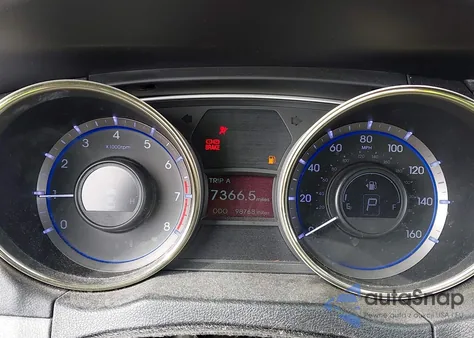 2013 Hyundai Sonata Gls z USA, uszkodzony, nr VIN 5NPEB4AC8DH669156